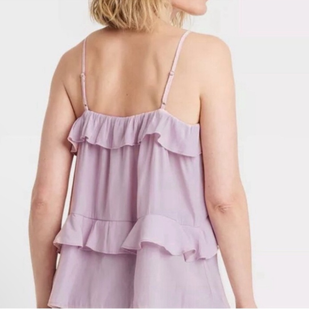 Universal Thread Pink Ruffle Camisole Top - Picture 3 of 4
